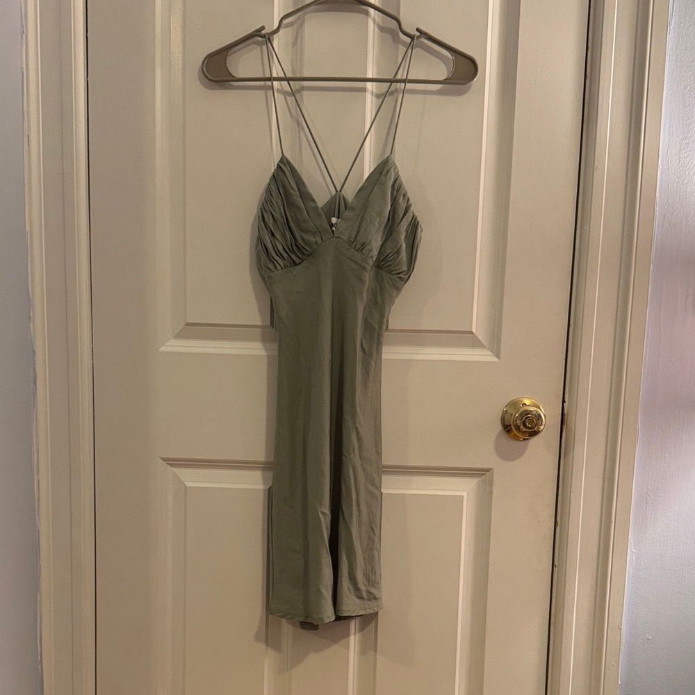Princess Polly Olive Mini Dress